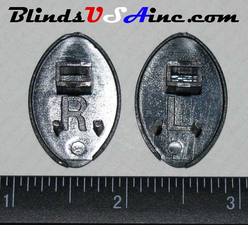 Roller Shade Bottom Rail End Caps - color black, image 3