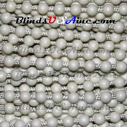 #10 Plastic Beaded Chain, High Density, Ivory Bead, 4.3mm Bead, Plastic Beaded Cord