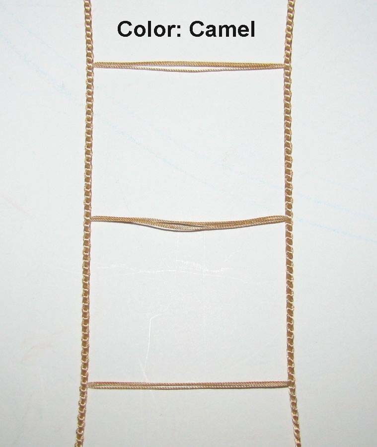 2 inch horizontal blind ladder card, color camel
