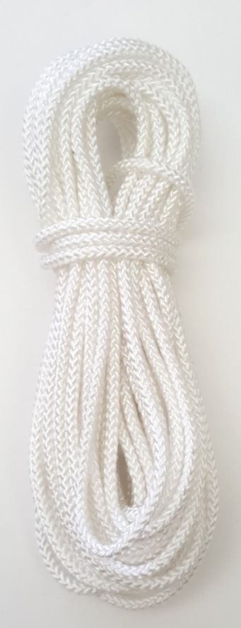 Cord remnant, 2.5mm, 18 feet long, color white