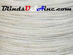 1.4 millimeter cord, poly shade cord, color off white