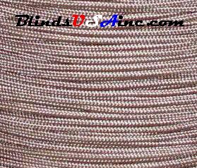 1.8 millimeter cord, poly shade cord, color camel