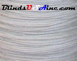 1.8 millimeter cord, poly shade cord, color white