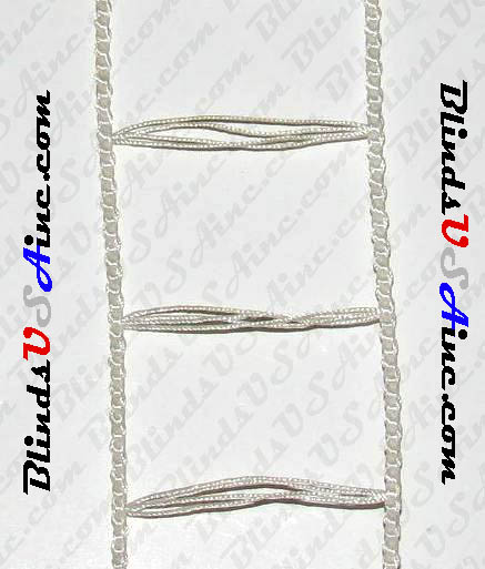 Mini Blind Ladder Cord, Color Alabaster #112, 1-1/8" inside width