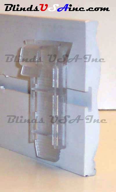 Item #HCL-ADJ1 shown attached to the back of valance