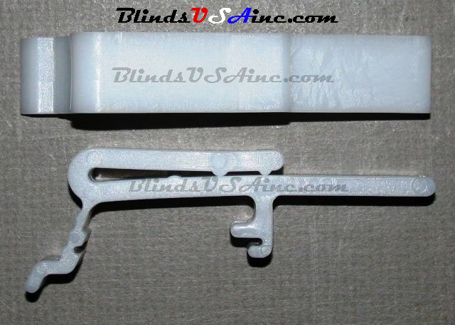 Vertical Blind Dust Cover Valance Clip will fit 1-9/16 inch headrails used by Profile Laserlite Hunter Douglas and other company's