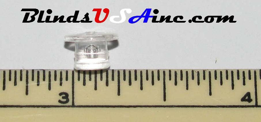 Vertical Blind Channel Panel Vane Insert Buttons, item # VRT-Button, size