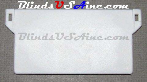 Vertical Blind Fabric 3.5 inch Vane white Plastic Pocket Weight, Item # VRT-PWT350-PL