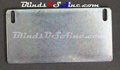 Vertical Blind Macrame Fabric 4 inch Vane Metal Pocket Weight, Item # VRT-PWT400