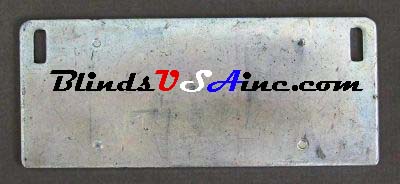 Vertical Blind Macrame Fabric 5 inch Vane Metal Pocket Weight, Item # VRT-PWT500