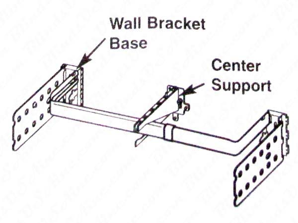 Graber support rod set diagram #4-729-1 and 4-733-12
