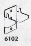 Kirsch oval locksem rod brackets, double curtain rod wall brackets, kirsch part # 6102-061, image1