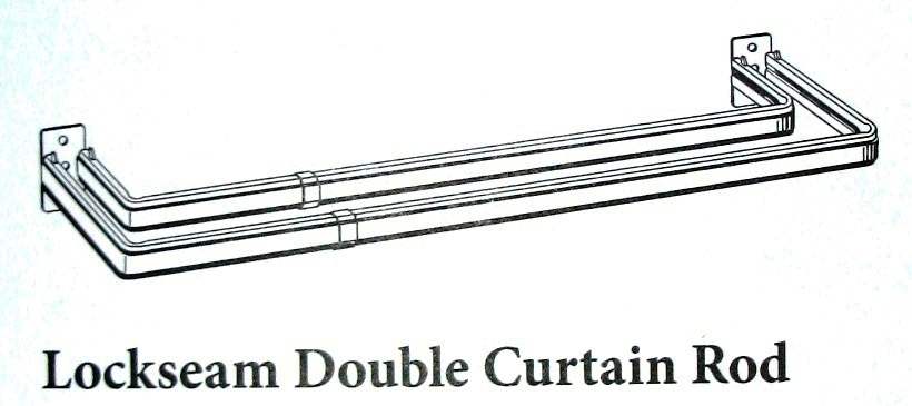 Kirsch Lockseam Double Curtain Rod