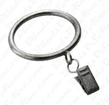 Kirsch Designer Metals Clip Rings (Package of 7)