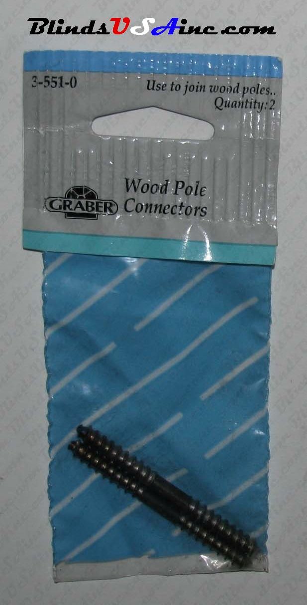 Graber Wood Pole Connectors, package of 2, Part # 3-551-0